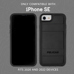 Pelican - PROTECTOR Series - Case For iPhone SE (Fits 2020 And 2022 Devices) - Compatible With iPhone 7 and 8 - Military Drop Protection - 4.7 Inch - Black