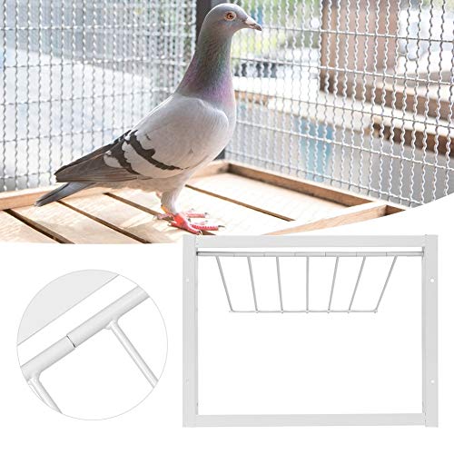 KSTE Iron Birdcage House Door High Strength for Pigeon Parrot Easy Installation(30x26cm)