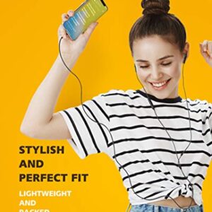 PALOVUE iPhone Headphones Earbuds Earphones wtih Lightning Connector Apple MFi Certified Compatible iPhone 14 13 12 11 Pro Max iPhone X XS XR iPhone 8 7 Plus with Microphone Controller SweetFlow Black