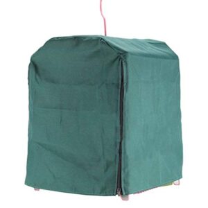 Felenny Rainproof Birdcage Cover with Zipper Closure Light-Proof Parrot Cage Shield Windproof Rainproof Cover for Bird Cage