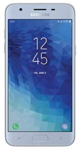 samsung galaxy j3 2018 (16gb) 5.0" hd display, android 8.0, verizon locked 4g lte smartphone sm-j337v (silver) (renewed)