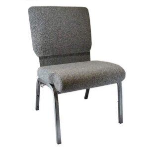 advantage charcoal gray church chair 20.5 in. wide