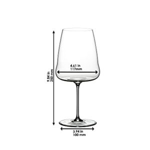 Riedel 1234/0 Winewings Cabernet Sauvignon Wine Glass, Single Stem, Clear,35.34 ounces