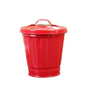 topbathy mini wastebasket trash can dispenser with lid for bathroom countertop tabletop cotton makeup sponges tissues garbage holder random color
