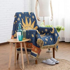couch throw blanket sofa throw cover for couch bed soft decorative cotton woven knit warm bed throws sofa slipcover protector double sided multi-function (color-07, 130x180cm/50x70inch)