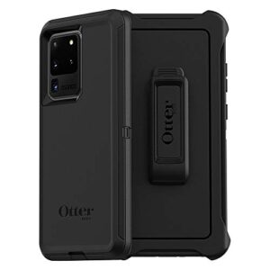 otterbox defender series screenless case case for galaxy s20 ultra/galaxy s20 ultra 5g (only - not compatible with any other galaxy s20 models) - black