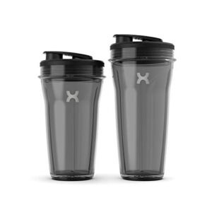 PROMiXX MiiXR X7 Personal Blender for Shakes and Smoothies - with Performance Nutrition Protein Mixer X-Blade and Shaker Bottle Agitator, Smoothie Blender/Maker, Highly Efficient (7 Piece Set)