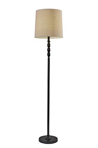 Adesso 1571-01, Floor Lamp, Black