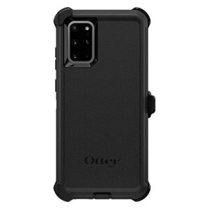 OtterBox Galaxy S20+/Galaxy S20+ 5G (ONLY - Not compatible with any other Galaxy S20 models) Defender Series Case - BLACK, rugged & durable, with port protection, includes holster clip kickstand