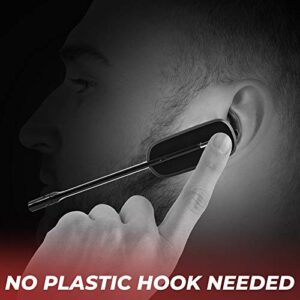 CHOCKALOTTA in-Ear Tip with Silicone Hook Compatible with Plantronics Poly CS540 / W440 / W740 / WH500 Headsets (1-Pack Adapter + 3 Pcs Left S/M/L Ear Tips)