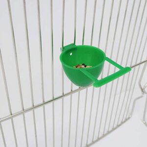 Balacoo 10Pcs Bird Feeding Cups Bird Cage Feeders Parrot Feeding Bowls Water Bowl Bird Cage Accessory for Bird Parrot Macaw