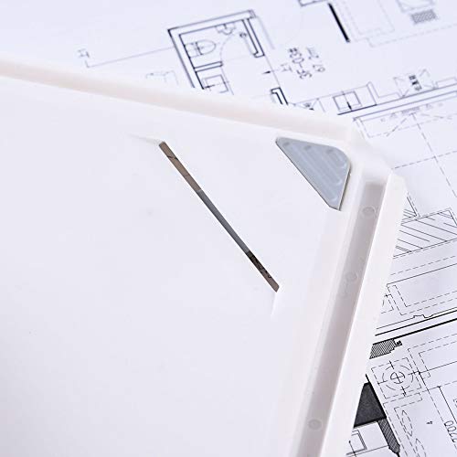 A4 Drawing Board Set, Adjustable Angle Drafting Tables with T-shaped Square Rulers/Triangular Board/Angle Ruler, Multi-function Drawing Board Tool for Student Engineer Architect