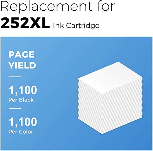 MYCARTRIDGE Remanufactured Ink Cartridge Replacement for Epson 252 252XL 252 XL T252 to use with WF-7710 WF-7110 WF-7210 WF-7720 WF-3640 WF-3620 WF-7620 (2 Black 2 Cyan 2 Magenta 2 Yellow, 8-Pack)
