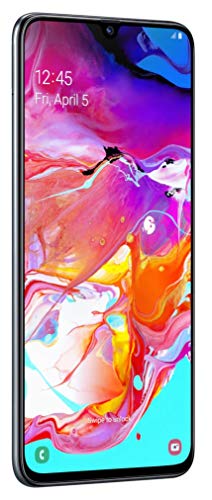 Samsung Galaxy A70 (128GB, 6GB RAM) 6.7" Screen US + Global 4G LTE GSM Unlocked Smartphone - International Model (Black)