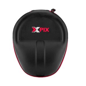 Xpix Full-Sized Hard Shell Shockproof Waterproof Headphone Case - Ultimate Protection - Universal Fits All Brands Headphones - for Storage and Travels