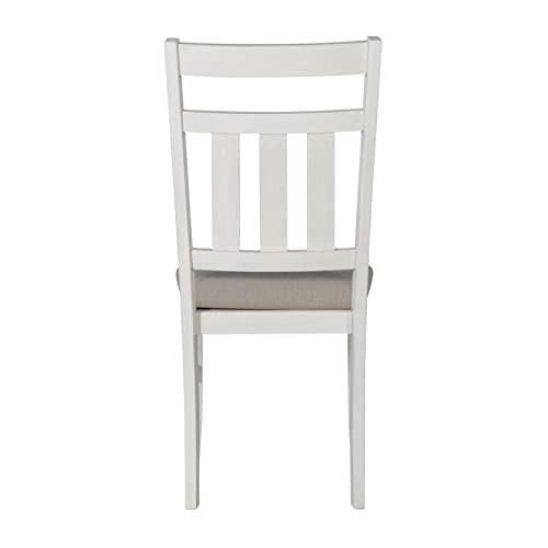 Powell Company Powell Turino Distressed White Side Dining Chair