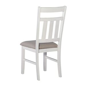 Powell Company Powell Turino Distressed White Side Dining Chair