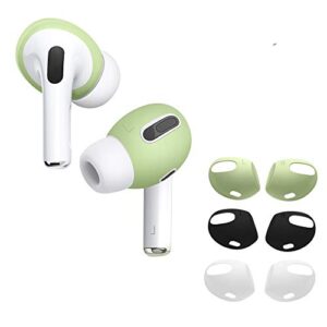 damonlight non-slip airpods pro cover [fit in the case] [comfortable listening] compatible with airpods pro silicone ear tips soft sport covers airpods pro accessories 3 pairs