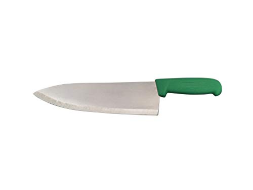 10" Chef Knife Cozzini Cutlery Imports - Choose Your Color - Razor Sharp Commercial Kitchen Cutlery - Cook's Knives (Green)