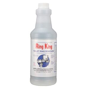 ring king toilet ring remover, toilet bowl ring cleaner, multi-surface calcium stain, water stain, rust stain, red clay stain, lime stain remover, fast acting no scrubbing
