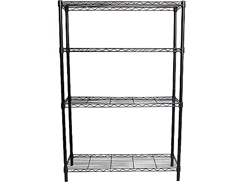 Whalen 990491 4-Shelf Wire Unit 36-Inch W Black (Ws143654-4B)