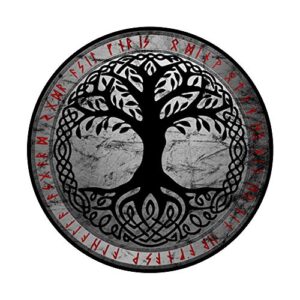 Yggdrasil The Celtic Tree of Life Vintage Norse Gift PopSockets PopGrip: Swappable Grip for Phones & Tablets