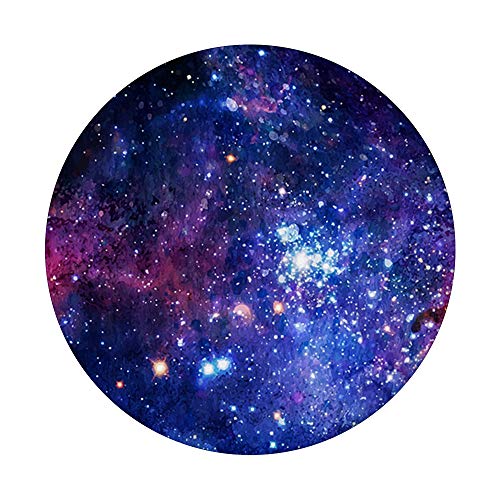 Galaxy Design Space Nebula Blue Purple PopSockets PopGrip: Swappable Grip for Phones & Tablets