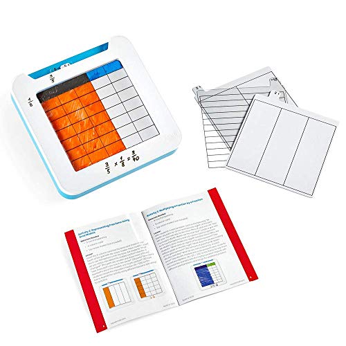 hand2mind Build-A-Grid, Dry Erase Multiplication, 3rd Grade Math, Multiplication Manipulatives, Fraction Manipulatives, Multiplication Game, Montessori Math, Homeschool Supplies (Set of 1)