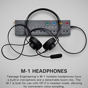 Teenage Engineering M-1 on-Ear Headset for OP-Z Synthesizer and Daisy Chain Headphones