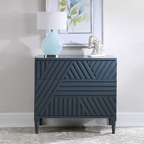 Uttermost 25383 Colby Drawer Chest Blue
