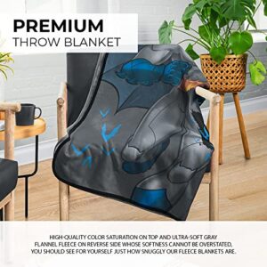 Batman The Bravest Pixel Fleece Blanket | Personalized | Custom