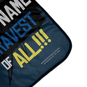 Batman The Bravest Pixel Fleece Blanket | Personalized | Custom