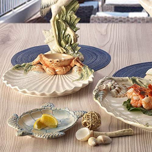 Fitz and Floyd Newport Home Turtle Dish, 9.25-Inch, Assorted