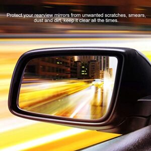 Rainproof Rear View Mirror Film,Rearview Mirror Sticker,Car Rainproof Rearview Mirror Sticker Anti Fog Protective Film Rain Shield 175x200mm