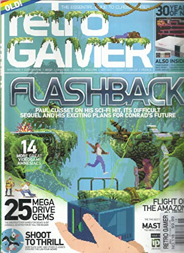 OLD RETRO GAMER MAGAZINE:, FLASBACK * SHOOT O THRILL ISSUE,118 NO CD OR DVD (PLEASE NOTE: ALL THESE MAGAZINES ARE PET & SMOKE FREE MAGAZINES. NO ADDRESS LABEL. (SINGLE ISSUE MAGAZINE)