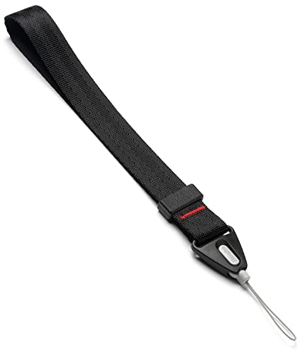 Ringke Hand Strap [Phone Wrist Strap] Designed for Camera Strap and Phone Strap, Adjustable Sturdy Universal Lanyard Compatible with Camera and Phone Case - Black