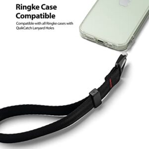 Ringke Hand Strap [Phone Wrist Strap] Designed for Camera Strap and Phone Strap, Adjustable Sturdy Universal Lanyard Compatible with Camera and Phone Case - Black