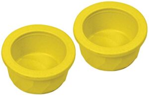 van ness 2 pack of heavyweight crock dishes, midget, for small pets, assorted colors