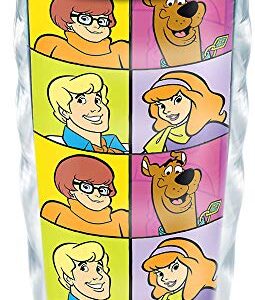 Tervis Warner Brothers - Scooby-Doo Crew Insulated Tumbler with Wrap and Blue Lid, 10oz Wavy, Clear