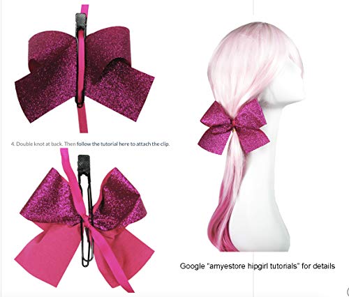 HipGirl Gift Wrapping Supplies - 2ct DIY Hair Bow Maker Hands Free Tool - Make Christmas Bows for Gift Wrapping Yourself. Make the Christmas Wrapping Gift Bows for Christmas Presents Easily