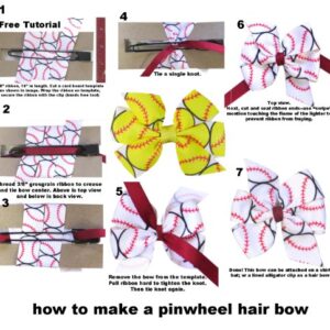HipGirl Gift Wrapping Supplies - 2ct DIY Hair Bow Maker Hands Free Tool - Make Christmas Bows for Gift Wrapping Yourself. Make the Christmas Wrapping Gift Bows for Christmas Presents Easily