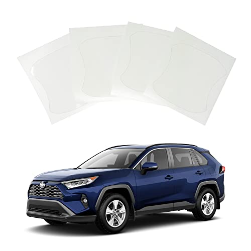 YelloPro Custom Fit Door Handle Cup 3M Scotchgard Anti Scratch Clear Paint Protector Film Sheet Guard Self Healing PPF for 2019 2020 2021 2022 2023 Toyota RAV4 Crossover