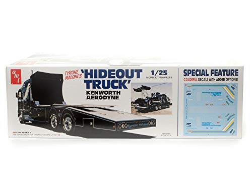 AMT Hideout Transporter Kenworth (Tyrone Malone) 1:25 Scale Model Kit for Unisex Adult