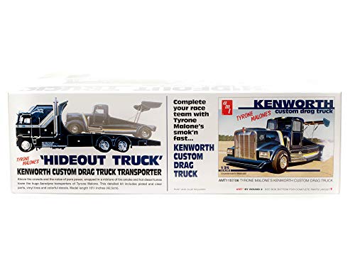 AMT Hideout Transporter Kenworth (Tyrone Malone) 1:25 Scale Model Kit for Unisex Adult