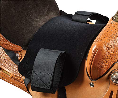 CHALLENGER Horse X-Small Western Sure Grip Saddle Seat Cover Adjustable Leg Bands 4206-XS