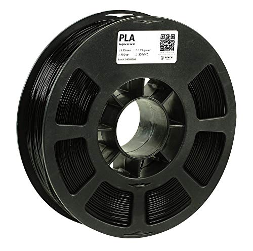 KODAK PLA Filament 1.75mm for 3D Printer, Black, Dimensional Accuracy +/- 0.02mm, 750g Spool (1.7lbs), PLA Filament 1.75 Used as 3D Printer Filament to Refill Most FDM Printers