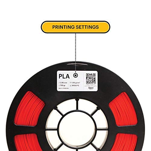 KODAK PLA Filament 1.75mm for 3D Printer, Black, Dimensional Accuracy +/- 0.02mm, 750g Spool (1.7lbs), PLA Filament 1.75 Used as 3D Printer Filament to Refill Most FDM Printers