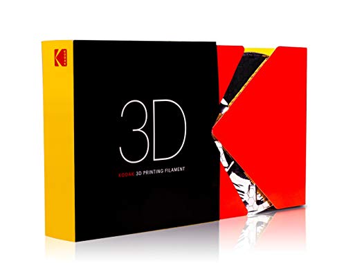 KODAK PLA Filament 1.75mm for 3D Printer, Black, Dimensional Accuracy +/- 0.02mm, 750g Spool (1.7lbs), PLA Filament 1.75 Used as 3D Printer Filament to Refill Most FDM Printers