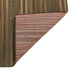 Liora Manne Indoor/Outdoor Rug, 6'6" x 9'4", Stripes Green