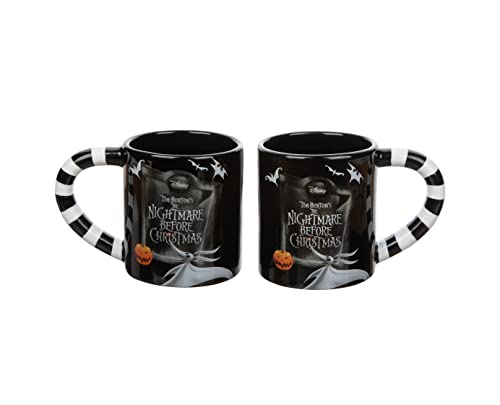 Jack Skellington & Sally Disney 2-Piece Ceramic Mug Set